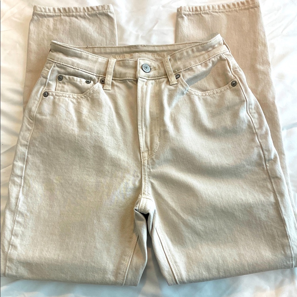 American Eagle Outfitters Beige Denim Pants
